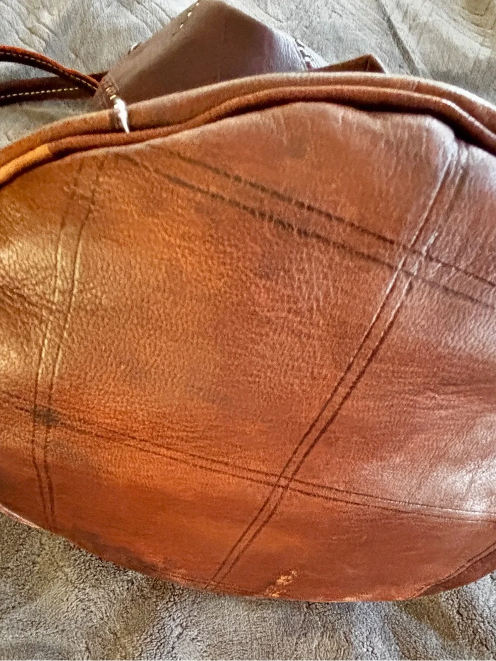 Artisan Goat Leather Bag Convertible Backpack Native Style